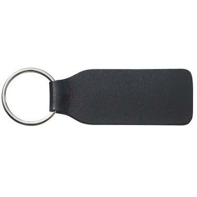 Large Rectangle Bonded Leather Glued 2 Sided Key Tags (1 1/2"x3 5/8")