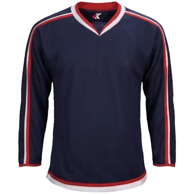 Columbus Pro Series Goalie Cut Premium Away Jersey