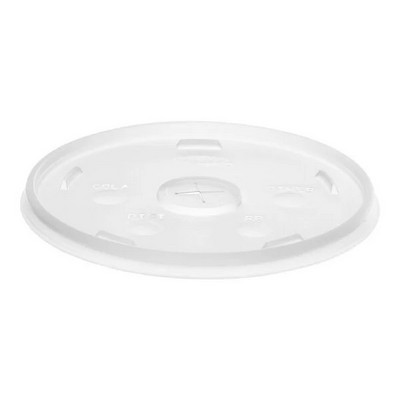 16 Oz. - 24 Oz. Foam Cup Straw-Slotted Lid