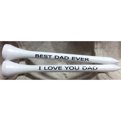 2¾" Wood Tees