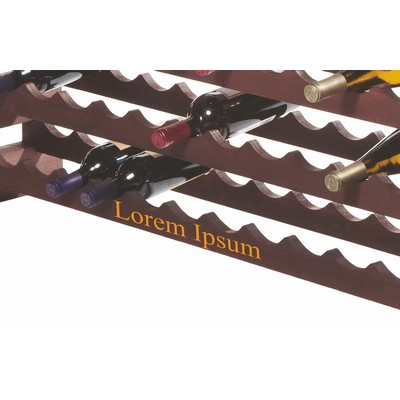 Modularack® Pro Stained Brown Double-Deep Fixture (144 Bottle Rack)