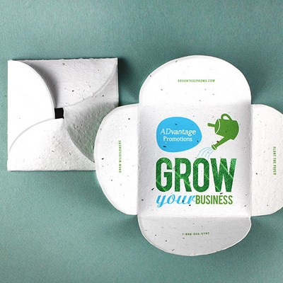 Single-Sided Seed Paper Petal Cards