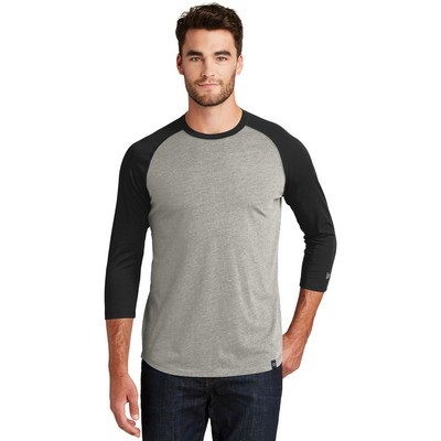 New Era ® Heritage Blend 3/4-Sleeve Baseball Raglan Tee.