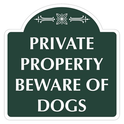 Plastic Sign | Custom | Die Cut Shape | .023" Thickness | 74 to 93 Sq In