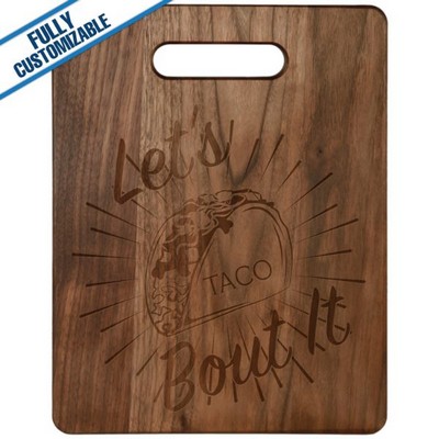 Rectangle Walnut Cutting Board (11.5" x 8.75")
