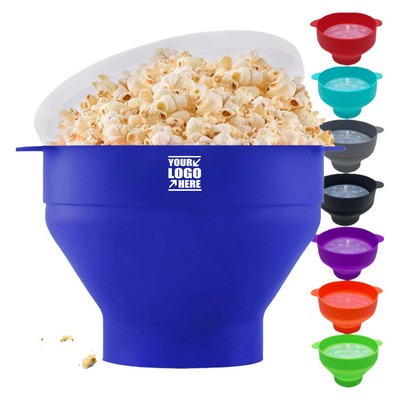 Collapsible Silicone Popcorn Bowl