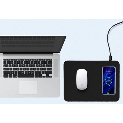 15W Fast Charge Wireless Charger + Mouse Pad
