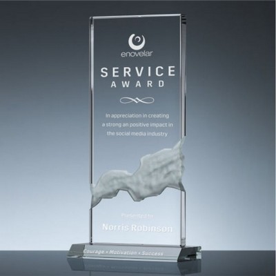 Cascade Award w/Clear Base (4"x9")