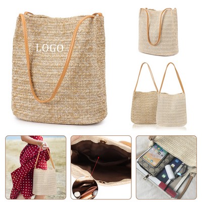 Straw Woven Shoulder Bag