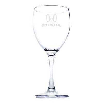 10 oz Wine Glasses, 2-Piece Set in Bellagio Box (Deep Etch)