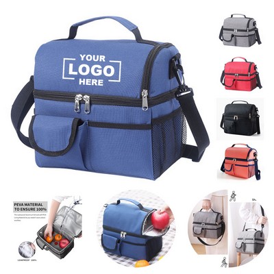 Frozone Dual-Compartment 10 Can Insulated Lunch Bag