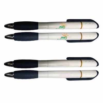 2" 1 Combo Highlighter And Writing Ballpoint Pen