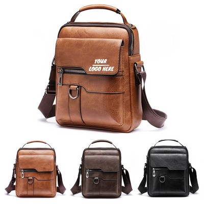 Waterproof PU Leather Crossbody Bag