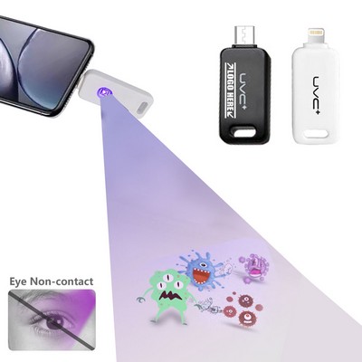 UV-C Phone Sanitizer & Disinfectant Lamp 99.9% Germ-Killing Ultraviolet Light Box