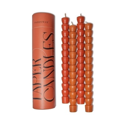 Taper Set Red & Terracotta In Red Tube