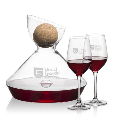Woodbury Carafe w/Cork Stopper & Lethbridge Wine