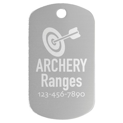 Anodized Aluminum G.I. Tag