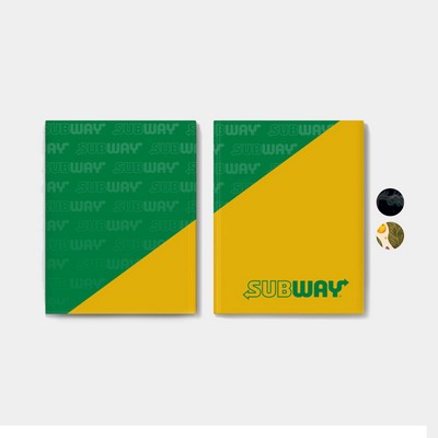 Denik® USA-Made Executive Medium Layflat Hard Cover Notebook