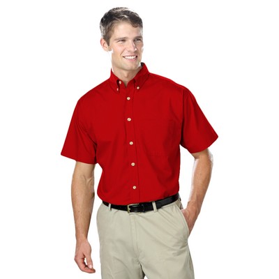Blue Generation - Men's 1-Pocket Short Sleeve Superblend Poplin Shirt