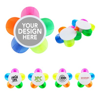 Flower Shape 5-Color Highlighter