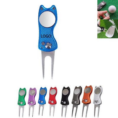 Metal Foldable Golf Divot Repair Tool