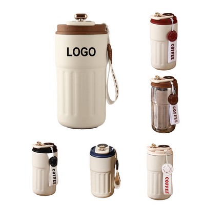 15OZ Double Layer Smart Temperature Display Stainless Steel Coffee Cup