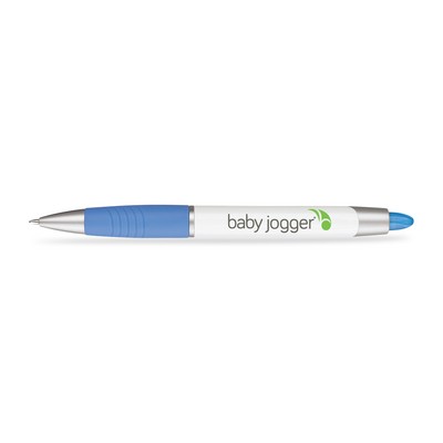 Paper Mate® Element White Barrel - Black Ink - Pale Blue