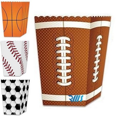 Rectangular Paper Sports Party Snack Container