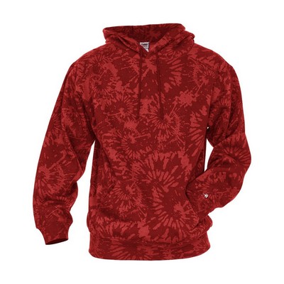 Badger Unisex Tie-Dyed Triblend Hooded Sweatshirt - 1275