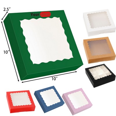 Emerald Windowed Bakery Box