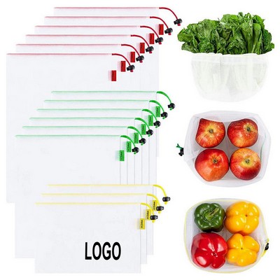 Reusable Polyester Mesh Produce Bags