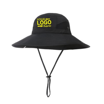 Summer Men's Bucket Hat UV Protection Quick Dry Outdoor Fishing Sun Cap