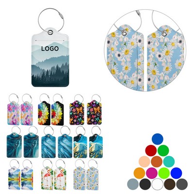 Color Printed Luggage Tag