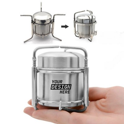Custom Mini Stainless Steel Folding Alcohol Stove