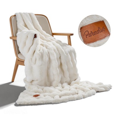 Cozy Bubble Fur Blanket