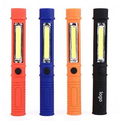 "Magnetic LED Work Light With COB And Flashlight "