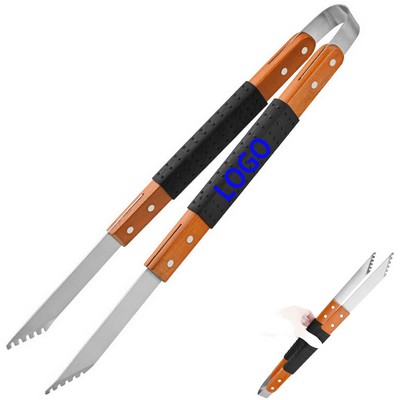 Stainless Steel Barbecue Tool with Wooden Handle