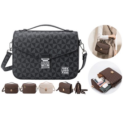 Classic PU Leather Crossbody Bag