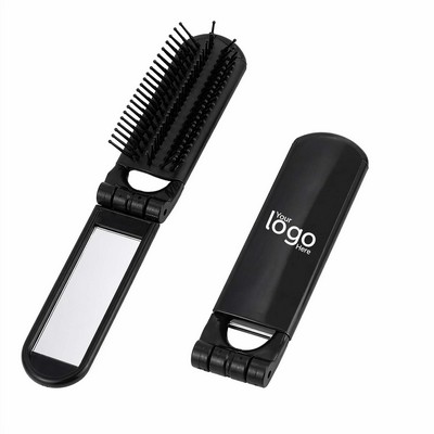 Portable Rectangular Air Cushion Comb with Mirror