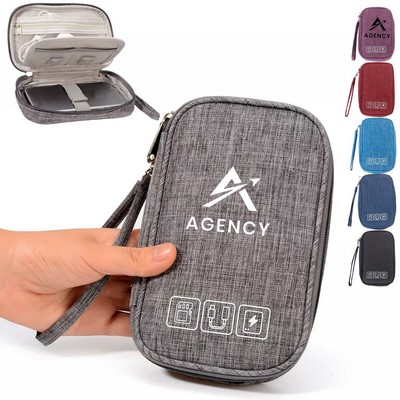 Digital Organizer Pouch with Multi Compartment Storage