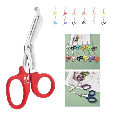 Stainless Steel Curved Blunt Tip Bandage Scissors