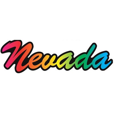 Nevada Promotional Magnet w/ Strip Magnet (2 Square Inch)