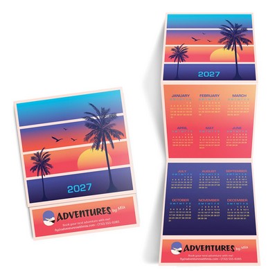 Beach Trifold Calendar