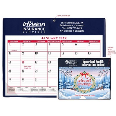 Calendar Doodle Pad With Grommet and Greeting Page (Wall & Desk)