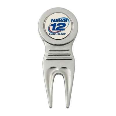 Spring Repair Tool Nickel w/ Enamel 1" Ball Marker