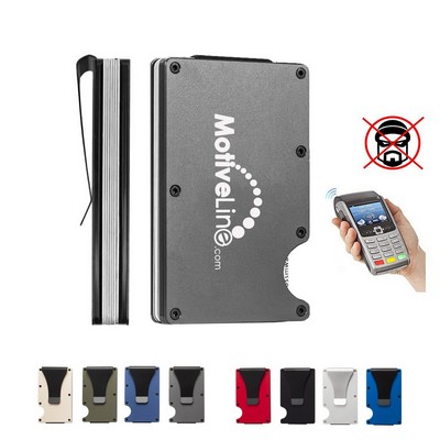 Aluminum RFID Blocking Card Wallet