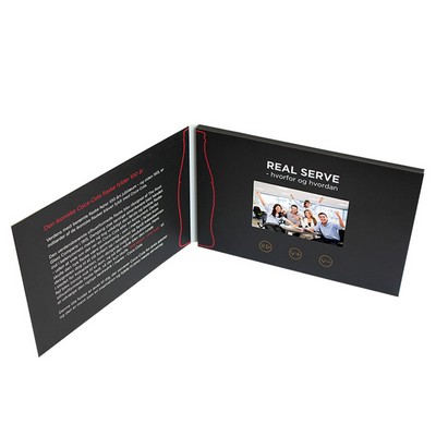 9" HD A4 Standard Soft Cover Business Video Brochure Card