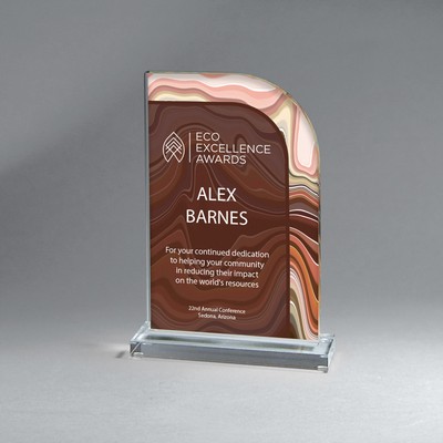 Medium Red Sedona Ridge Award
