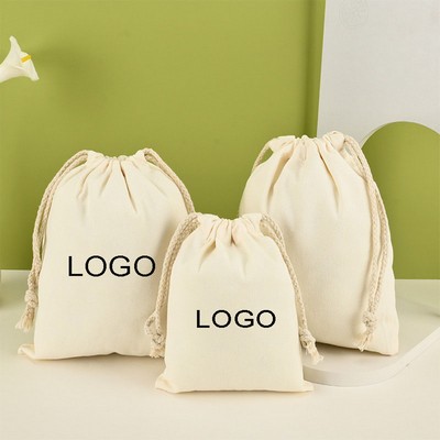 Cotton Canvas Drawstring Bags