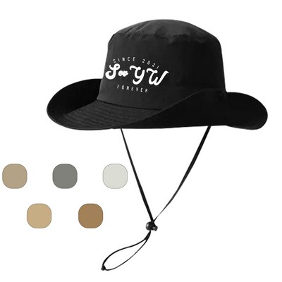 Outdoor Fishing Wide Brim Sun Bucket Hat